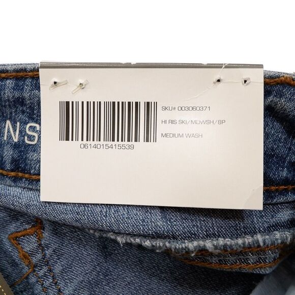 Natural Reflections High Rise Skinny Jeans Size 8P Petite Womens Stretch 28x25.5 - Picture 10 of 13